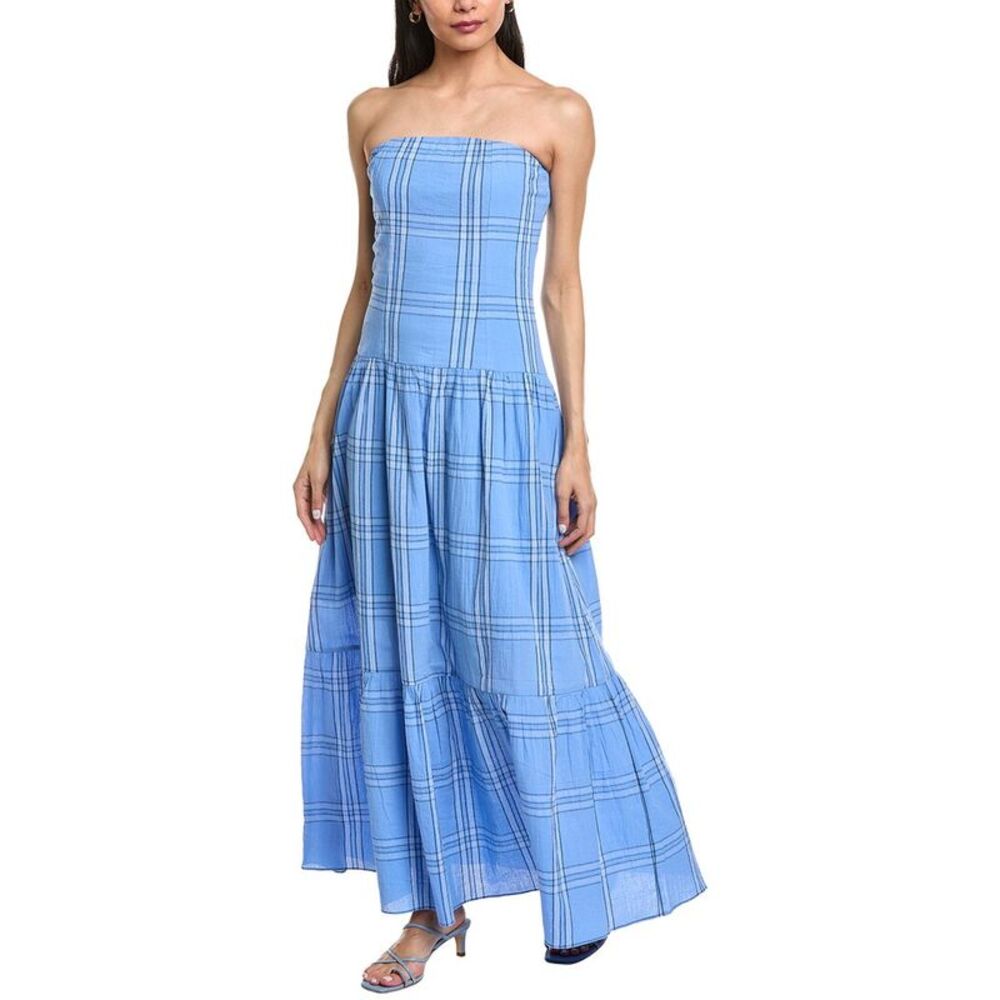 Garrie B Womens  Drop-Waist Maxi Dress